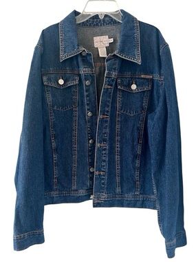 Calvin Klein Jeans Dark Blue Denim Jacket